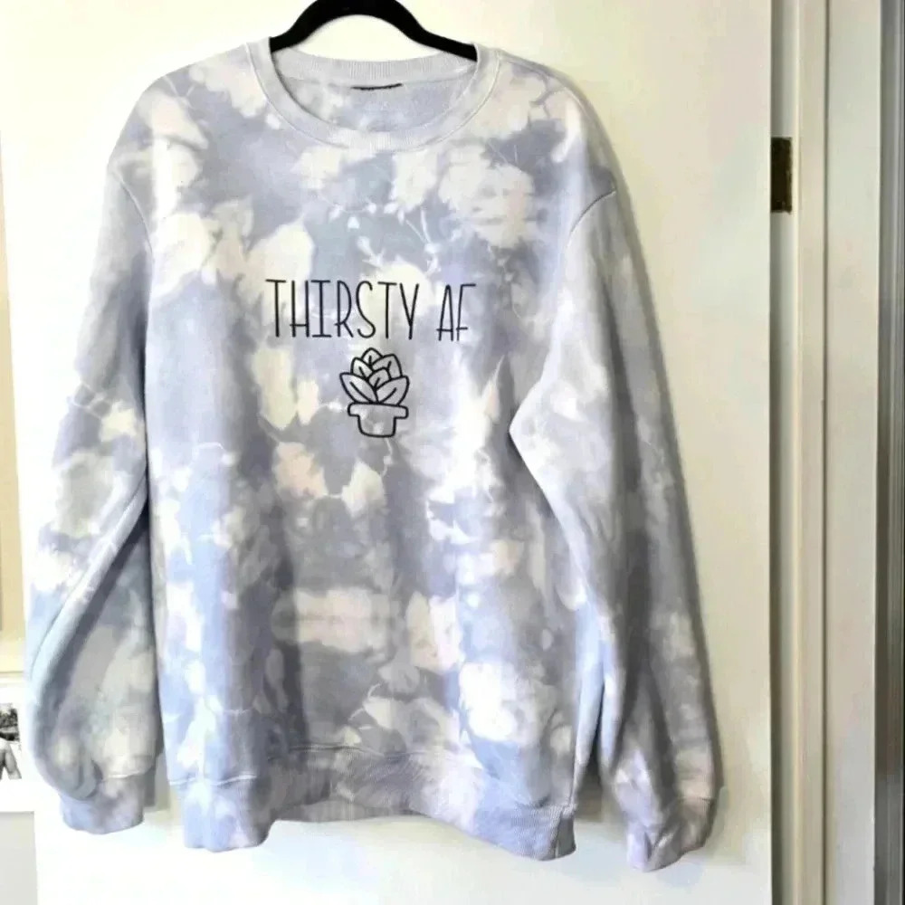 H&M tie dye crewneck